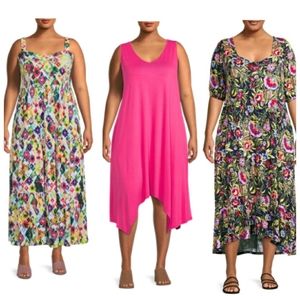 3 NWT 4X Terra & Sky's Summer Dresses